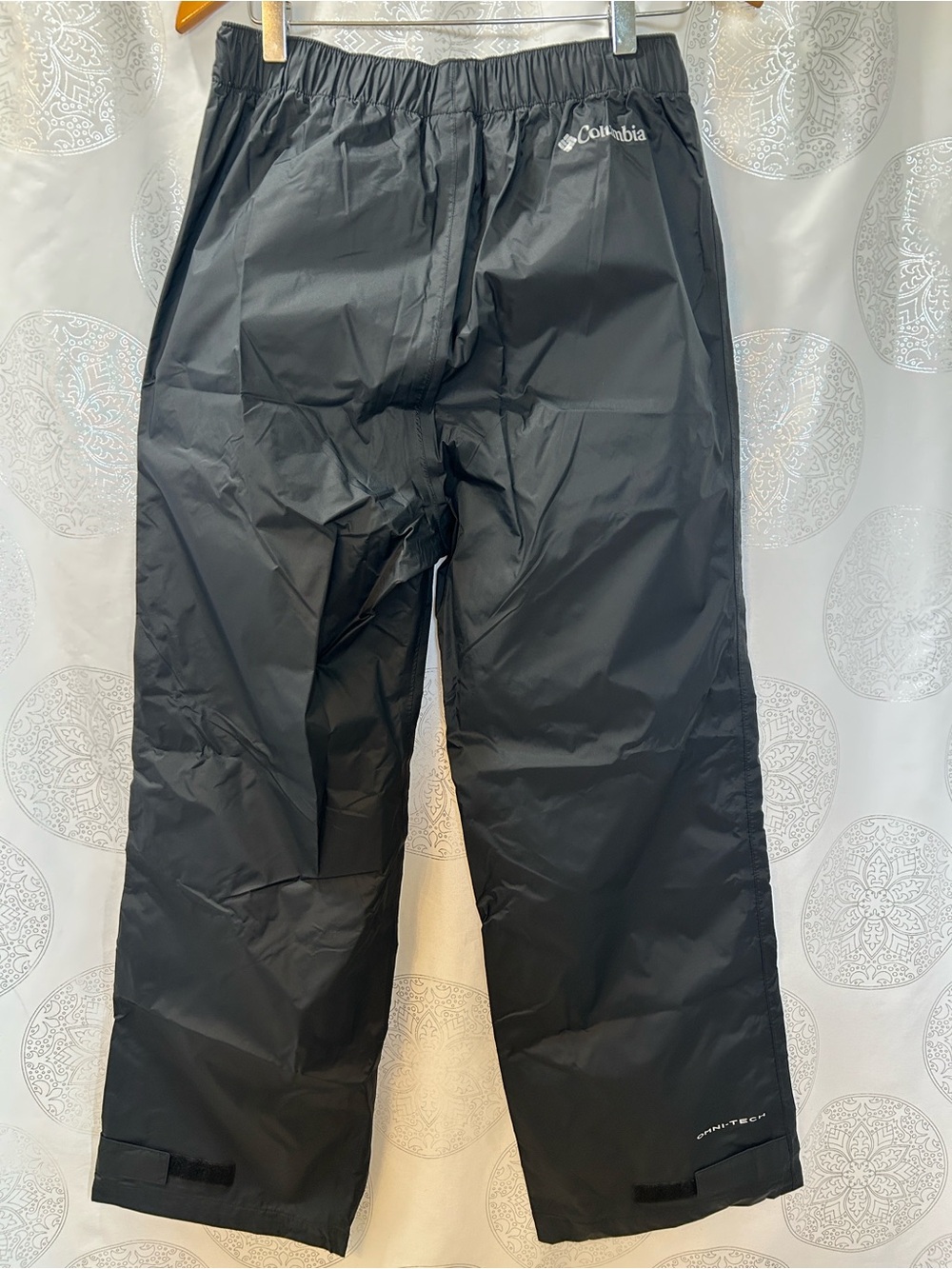 Columbia Men’s Omni-Tech Nylon Water-Resistant Rain Pants 30 Long
